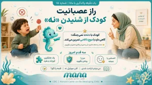 چرا «نه» گفتن به کودک شبیه به یک نبرد است؟ (و چگونه آن را به فرصتی برای رشد تبدیل کنیم)