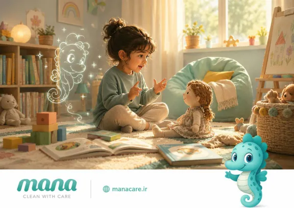 دوست خیالی کودک و حرف زدن با خود: نشانه‌ی هوش است یا نگرانی؟